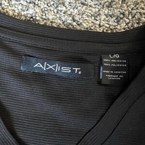 Axist Charcoal Ribbed Top